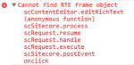 Show Editor Console Error